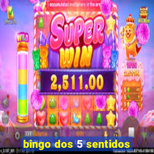 bingo dos 5 sentidos